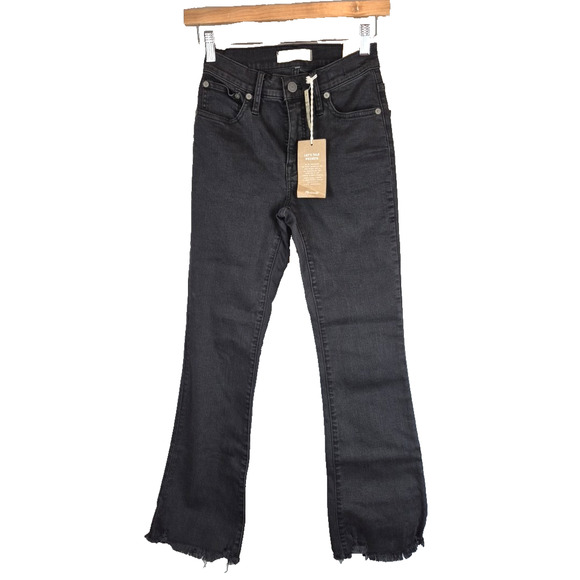 Madewell Cali Demi Boot Cut Jeans Women 23 Dark Wash Mid Rise 23x26 Style J6566 - Picture 1 of 16